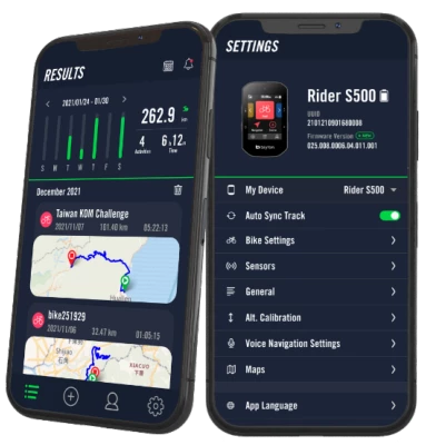 GPS Bryton Rider S 500 T + Capteurs Vitesse Cadence Fréquence Cardiaque – Image 3