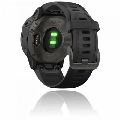 Montre Garmin Fenix 6 Pro Gray Noire Bracelet Noir – Image 5