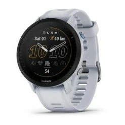 Montre GPS Garmin Forerunner 955 Solar Blanche