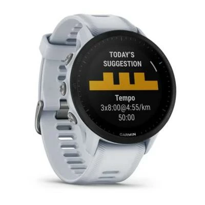 Montre GPS Garmin Forerunner 955 Blanche – Image 5