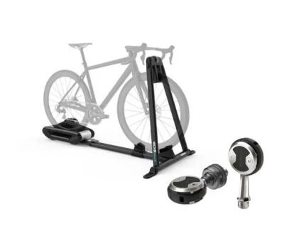 Home Trainer Wahoo KICKR ROLLR + Pédales Powrlink Zéro