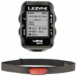 Compteur Lezyne Mini GPS + Ceinture Cardiaque