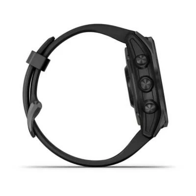 Montre GPS GARMIN FENIX 7S SOLAR Gray Bracelet Noir – Image 6