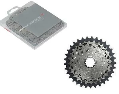 Pack Cassette 10-33 + Chaine Sram Force AXS